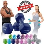 Miweba Sports Gymnastikhanteln 2er-Set NKH100, bodenschonend, 0,5-10 kg,