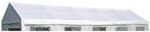 DEGAMO Ersatzdach / Dachplane PALMA f&uuml;r Zelt 4x10 Meter, PVC weiss 480g/m&sup2;, incl.