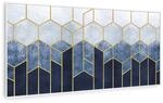 Wonderwall Air Art Smart Infrarotheizung Blaue Linie 120x60cm 700W 120 x 60 cm