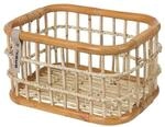 BASIL Fahrradkorb "Green Life Rattan", 46x35x28cm