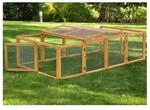 Nanook Freigehege Purzel natur faltbar 200 x 123 x 53 cm