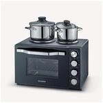 SEVERIN TO 2074 KLEINK&Uuml;CHE (2500 W, 30 l, schwarz, Oberhitze und Unterhitze, mit