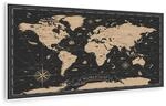 Wonderwall Air Art Smart Infrarotheizung Nachtkarte 120x60cm 700W 120 x 60 cm
