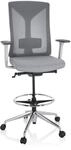 hjh OFFICE Counterstuhl HALIFAX WORK Stoff / Netzstoff mit Armlehnen