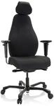 hjh OFFICE Profi Chefsessel RESISTIO XXL Stoff mit Armlehnen (h&ouml;henverstellbar)