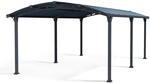 Canopia Arcadia Carport aus Aluminium 3,6 x 6,5 m grau