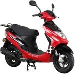 Alpha Motors Motorroller CityLeader 50 ccm 45 kmh EURO 5 rot