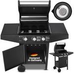 Juskys BBQ Gas-Grill Louisiana, 3 Brenner Grillrost, Deckel mit Thermometer Juskys BBQ Gas-Grill Louisiana, 3 Brenner Grillrost, Deckel mit Thermometer