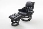 iNNoSeat by MCA + CALGARY Relaxer mit Hocker - versch. Farben - Schwarz/Schwarz