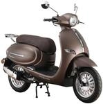 Alpha Motors Motorroller Cappucino 50 ccm 45 kmh EURO 5 mattbraun