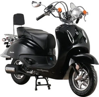 Alpha Motors Mofaroller Retro Firenze 50 ccm 25 kmh EURO 5 schwarz