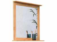 EISL Badspiegel Bambus, Badezimmer Spiegel mit Ablage