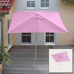 Sonnenschirm Castellammare, Gartenschirm, 2x3m rechteckig neigbar, Polyester/Alu