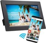 Denver PFF-1015 Digitaler WLAN-Bilderrahmen, 10.1" Touchscreen, wei&szlig;