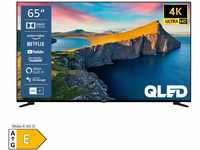 Telefunken QU65K800 65 Zoll QLED Fernseher, Smart TV, 4K UHD, Alexa Built-in, inkl. 6