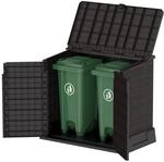 Duramax StoreAway Aufbewahrungsbox 2er M&uuml;lltonnenbox 850 l, 130 x 110 x 74 cm,