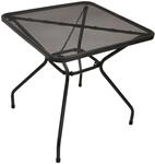 DEGAMO Bistrotisch CLASSIC 70x70cm quadratisch, Streckmetall anthrazit