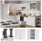 VICCO Eckh&auml;ngeschrank 57 cm Wei&szlig; K&uuml;chenzeile Unterschrank Fame