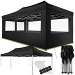 tectake&reg; Pavillon, mit Aluminiumgestell, wasserdicht und mit UV-Schutz, inklusive