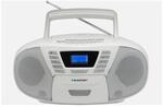 B 120 Boombox mit CD Player und Bluetooth Wei&szlig;