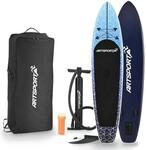 ArtSport Stand Up Paddle Board Deep Ocean &ndash; Aufblasbares SUP Board Set bis 150 kg -
