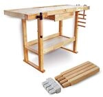 BAMATO Hobelbank WORK-1520 aus Massivholz BAMATO Hobelbank WORK-1520 aus Massivholz