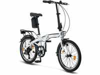 Licorne Bike Conseres Premium Falt Bike in 20 Zoll - Fahrrad für Herren,...