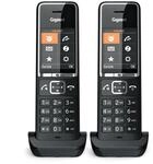 Gigaset COMFORT 550HX Duo, Schwarz (Seniorentelefon, Gro&szlig;e Tasten, 2 Mobilteile,