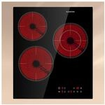 Virtuosa 3 Slim Kochfeld 3 Felder 5000 W Dualzone Timer Keramik