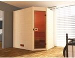 Weka Eck-Sauna Valida 1, 189 x 203,5 x 139 cm