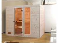 Weka Sauna Valida 2 mit Zusatzfenster, 239 x 203 x 189 cm