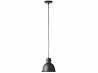 BRILLIANT Lampe, Kiki Pendelleuchte 21cm schwarz korund, Metall, 1x A60, E27,