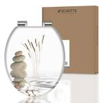 Sch&uuml;tte MDF WC-Sitz BALANCE, Toilettendeckel mit Absenkautomatik Motiv