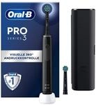 Oral-B Pro 3 3500 elektrische Zahnb&uuml;rste Black Edition +Reise-Etui JAS22