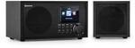 Silver Star Mini Two Internet DAB+/FM Radio, WiFi, BT, TWS Speaker Schwarz