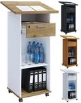 VCM Holz mobiles Rednerpult Ma&szlig;e ca. H. 108 bis 120 cm x B. 60 cm x T. 50 cm 