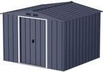 Duramax Metall Gartenhaus 262x234 Ger&auml;teschuppen Garten Ger&auml;tehaus Schiebet&uuml;ren,