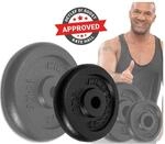 Miweba Sports Hantelscheiben HSG75, 4 x 5 kg Hantel-Gewichte, passend f&uuml;r &Oslash; 30 mm,