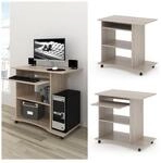VICCO Computertisch HARM Tisch B&uuml;rotisch Laptoptisch B&uuml;ro Schreibtisch rollbar