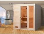 Weka Sauna Valida 2 mit Zusatzfenster, 189 x 203 x 189 cm