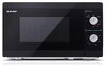 Sharp Mikrowelle YC-MG01E-B mit Grill 20L, 800W Mikrowellenleistung, 1000W Grill
