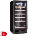 Vinovilla 29 Built-In Weink&uuml;hlschrank 81 l / 29 Fl. 1 Zone Glast&uuml;r Edelstahl