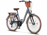 Licorne Bike Violetta Premium City Bike in 28 Zoll - Fahrrad für Mädchen,...