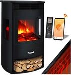 KESSER&reg; Prio Elektrokamin mit Heizung Heizl&uuml;fter Fernbedienung WiFi App 950/1900 W