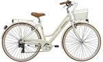 Adriatica Cityfahrrad 28 Zoll RETRO Lady beige inkl. Korb