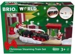 BRIO Spiel Batterie-Dampflok Weihnachts-Set