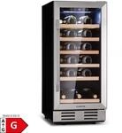 Vinovilla 29 Built-In Weink&uuml;hlschrank 81 l / 29 Fl. Glast&uuml;r Edelstahl...
