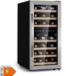 Vinamour 33 Duo Weink&uuml;hlschrank 2 Zonen 89 L / 33 Flaschen 5-18&deg;C Touch 33...