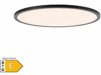 BRILLIANT Lampe, Tuco LED Deckenaufbau-Paneel 50cm schwarz/weiß, 1x LED integriert,