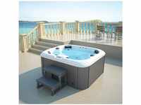 Home Deluxe Sea Star Outdoor Whirlpool inkl. Treppe und Thermoabdeckung